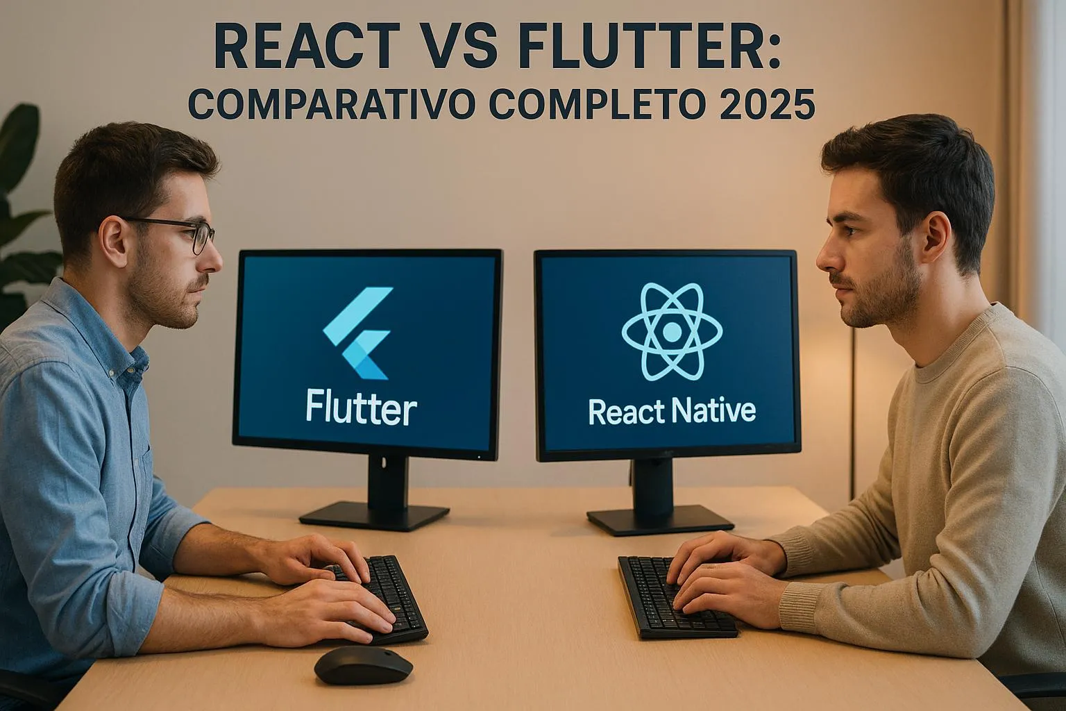 React vs Flutter e Dart: Comparativo Completo 2026