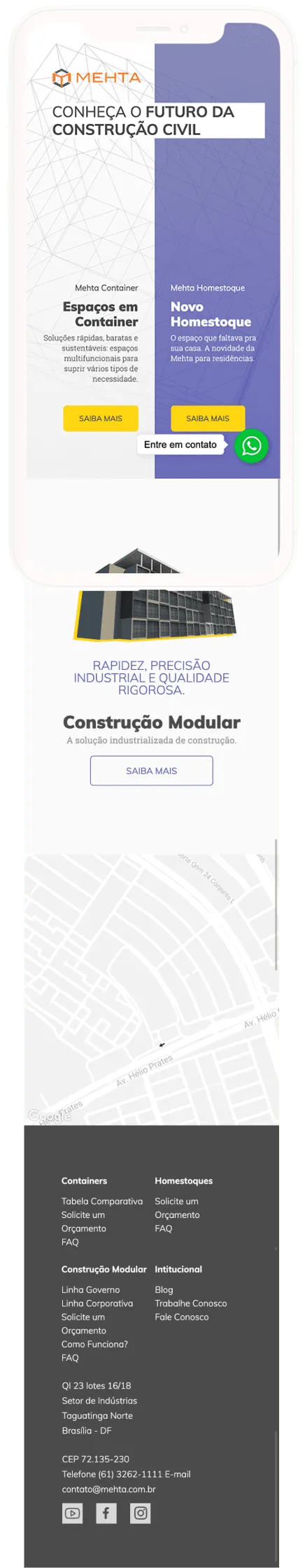 Solução responsiva