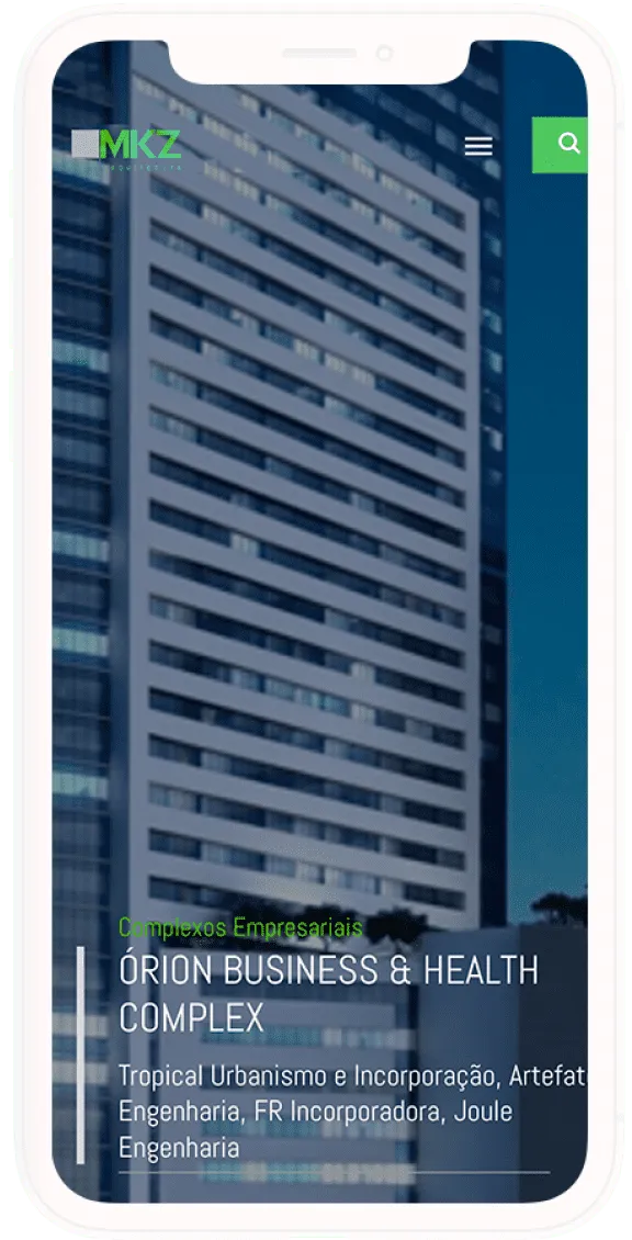 MKZ Arquitetura mobile